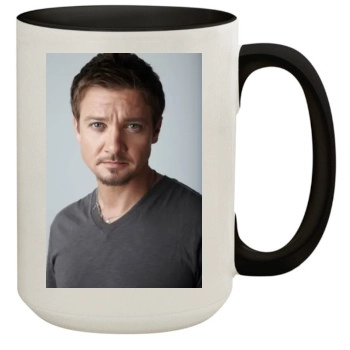 Jeremy Renner 15oz Colored Inner & Handle Mug