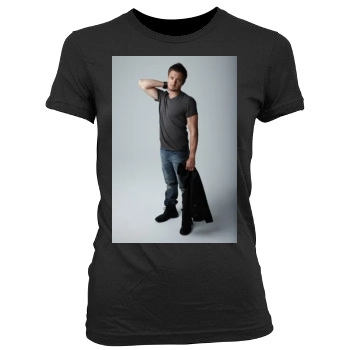 Jeremy Renner Women's Junior Cut Crewneck T-Shirt