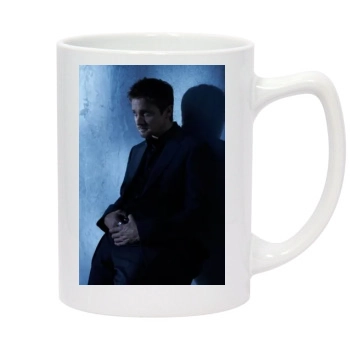 Jeremy Renner 14oz White Statesman Mug