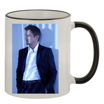 Jeremy Renner 11oz Colored Rim & Handle Mug