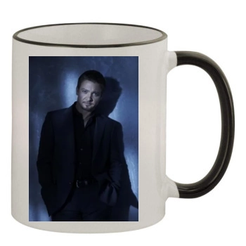 Jeremy Renner 11oz Colored Rim & Handle Mug