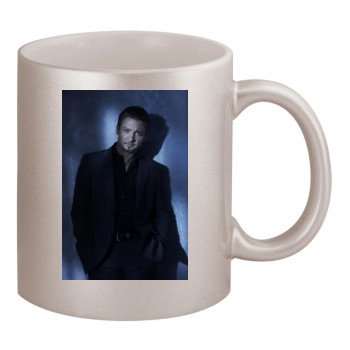 Jeremy Renner 11oz Metallic Silver Mug