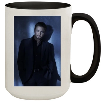 Jeremy Renner 15oz Colored Inner & Handle Mug