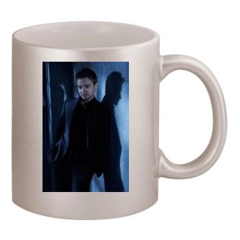 Jeremy Renner 11oz Metallic Silver Mug