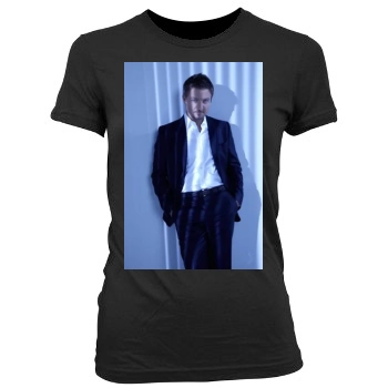 Jeremy Renner Women's Junior Cut Crewneck T-Shirt