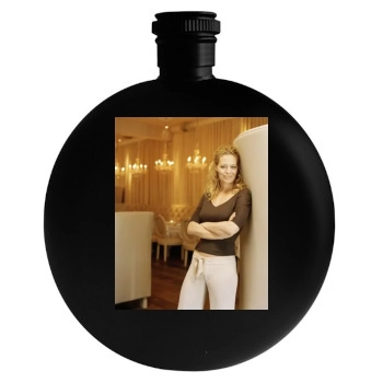 Jeri Ryan Round Flask