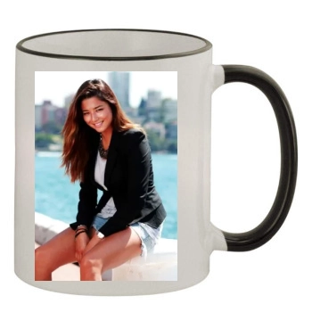 Jessica Gomes 11oz Colored Rim & Handle Mug