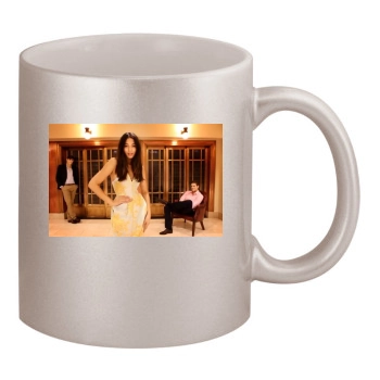 Jessica Gomes 11oz Metallic Silver Mug