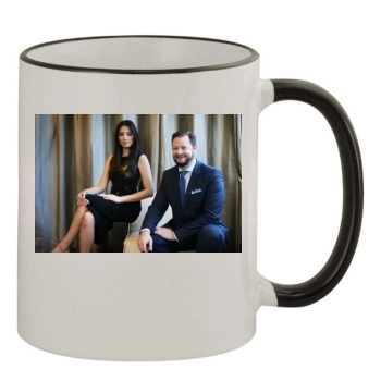 Jessica Gomes 11oz Colored Rim & Handle Mug