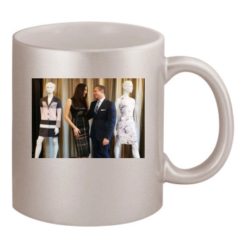 Jessica Gomes 11oz Metallic Silver Mug