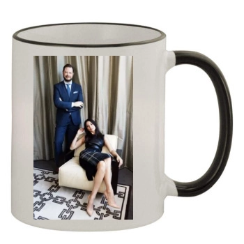 Jessica Gomes 11oz Colored Rim & Handle Mug