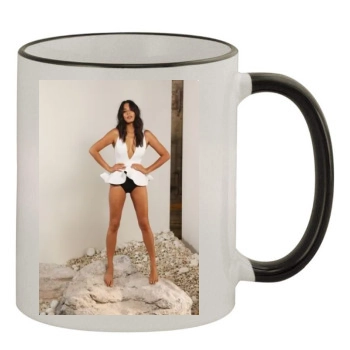 Jessica Gomes 11oz Colored Rim & Handle Mug