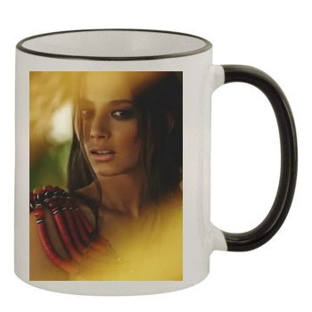 Jessica Gomes 11oz Colored Rim & Handle Mug