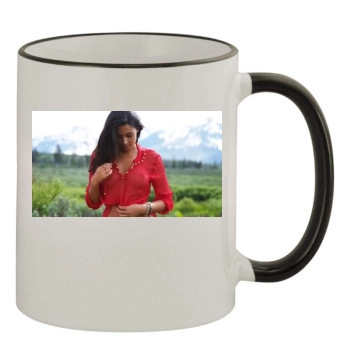 Jessica Gomes 11oz Colored Rim & Handle Mug