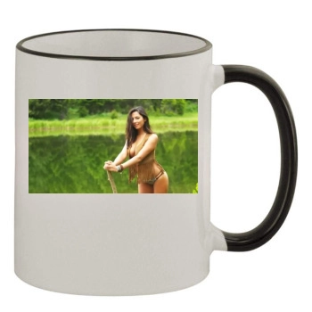 Jessica Gomes 11oz Colored Rim & Handle Mug