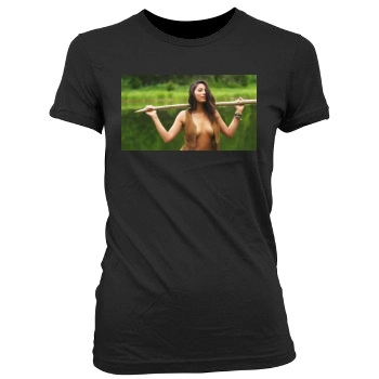 Jessica Gomes Women's Junior Cut Crewneck T-Shirt