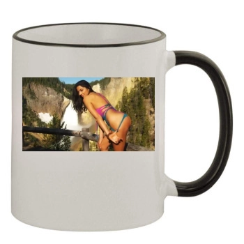 Jessica Gomes 11oz Colored Rim & Handle Mug