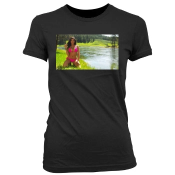 Jessica Gomes Women's Junior Cut Crewneck T-Shirt