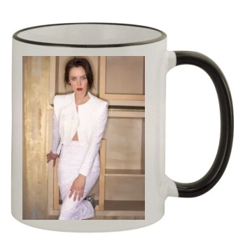 Jessica Stroup 11oz Colored Rim & Handle Mug