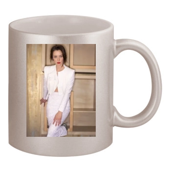 Jessica Stroup 11oz Metallic Silver Mug