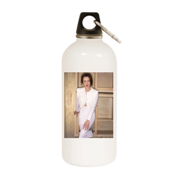 Jessica Stroup White Water Bottle With Carabiner