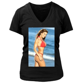 Jennifer Walcott Women's Deep V-Neck TShirt