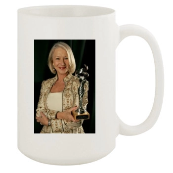 Helen Mirren 15oz White Mug