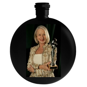 Helen Mirren Round Flask