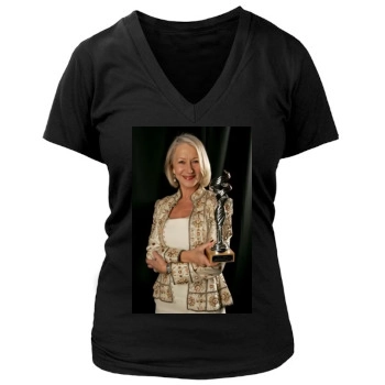 Helen Mirren Women's Deep V-Neck TShirt