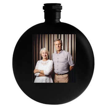 Helen Mirren Round Flask