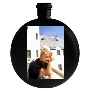 Helen Mirren Round Flask