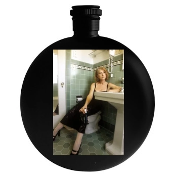 Helen Mirren Round Flask