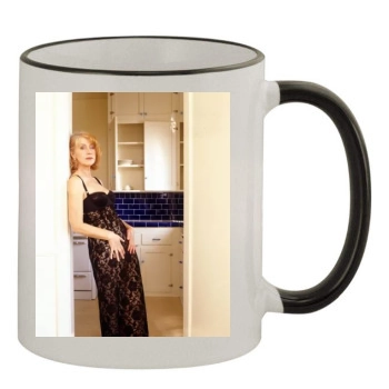 Helen Mirren 11oz Colored Rim & Handle Mug