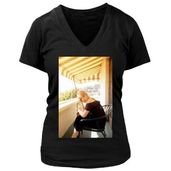 Helen Mirren Women's Deep V-Neck TShirt