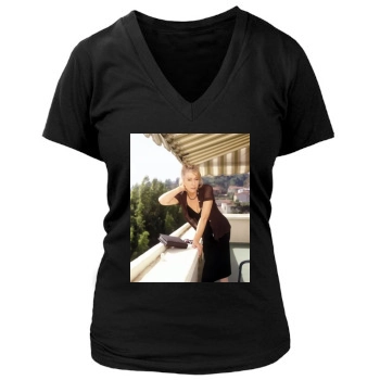 Helen Mirren Women's Deep V-Neck TShirt