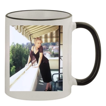 Helen Mirren 11oz Colored Rim & Handle Mug