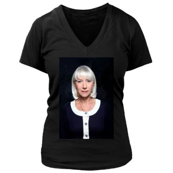 Helen Mirren Women's Deep V-Neck TShirt