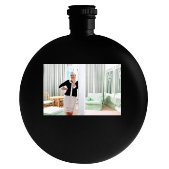 Helen Mirren Round Flask