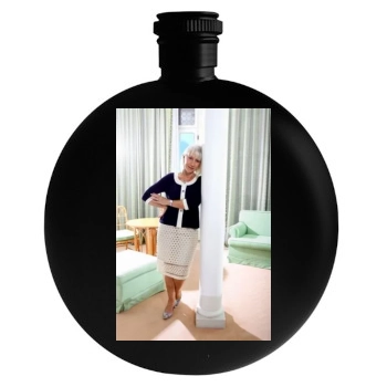 Helen Mirren Round Flask