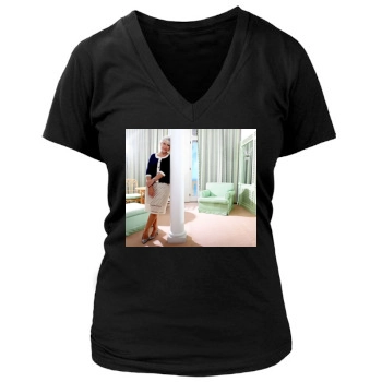 Helen Mirren Women's Deep V-Neck TShirt