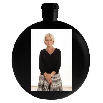 Helen Mirren Round Flask