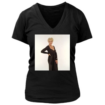 Helen Mirren Women's Deep V-Neck TShirt