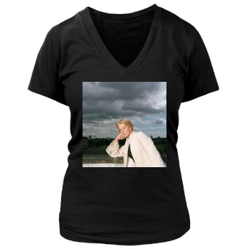 Helen Mirren Women's Deep V-Neck TShirt