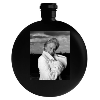 Helen Mirren Round Flask