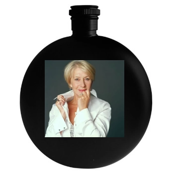 Helen Mirren Round Flask