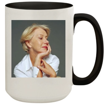 Helen Mirren 15oz Colored Inner & Handle Mug