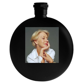 Helen Mirren Round Flask