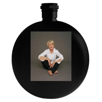 Helen Mirren Round Flask