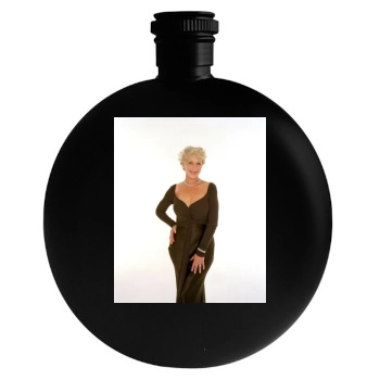 Helen Mirren Round Flask