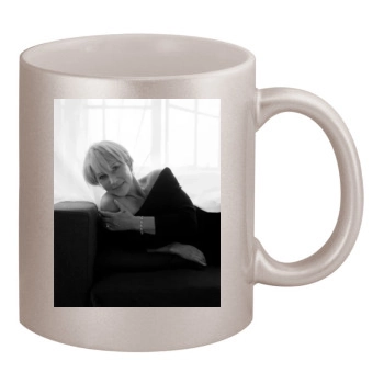 Helen Mirren 11oz Metallic Silver Mug